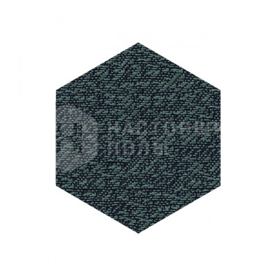 ПВХ плитка плетеная клеевая Dickson Mirage MIRA J548 Dusty Green Hexagon, 500*433*4 мм