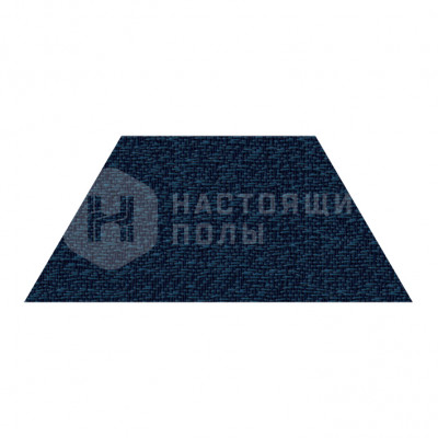 ПВХ плитка плетеная клеевая Dickson Mirage MIRA J549 Antrim Blue Half Hexagon, 769.8*333*4 мм
