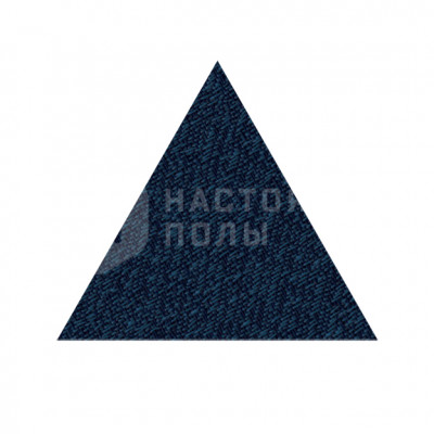 ПВХ плитка плетеная клеевая Dickson Mirage MIRA J549 Antrim Blue Triangle, 333*333*4 мм