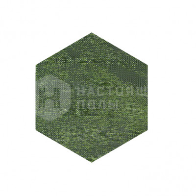ПВХ плитка плетеная клеевая Dickson Boreal BORE J571 Matcha Hexagon, 500*433*4 мм