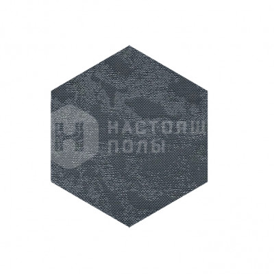 ПВХ плитка плетеная клеевая Dickson Boreal BORE J572 Thunder Hexagon, 500*433*4 мм