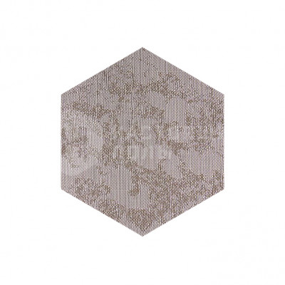 ПВХ плитка плетеная клеевая Dickson Boreal BORE J575 Latte Hexagon, 500*433*4 мм