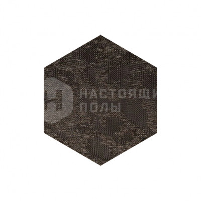 ПВХ плитка плетеная клеевая Dickson Boreal BORE J581 Bronze Hexagon, 500*433*4 мм