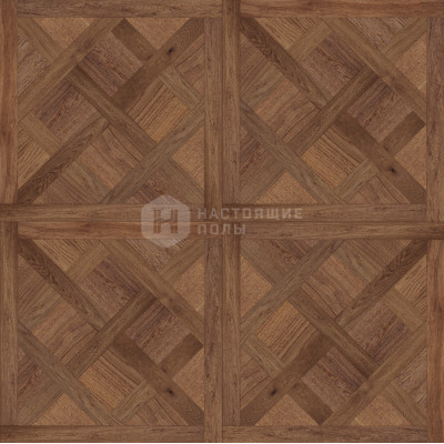 Модульный паркет Coswick Натуральная палитра 1143-1854-10 Дуб Миндальный Версаль Селект энд Бэттер шелковое масло ультраматовое, 635*635*19.05 мм