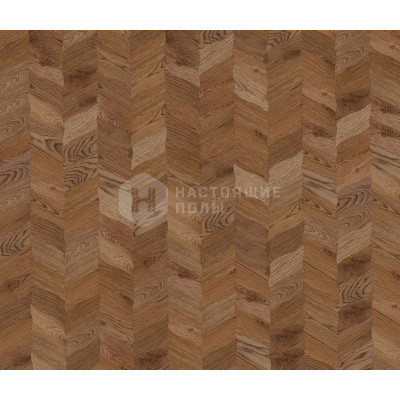 Паркет Елочка Coswick Натуральная палитра 1186-1841-10 Дуб Соломенный Чайный лист Селект энд Бэттер шелковое масло ультраматовое, 350*190*19.05 мм