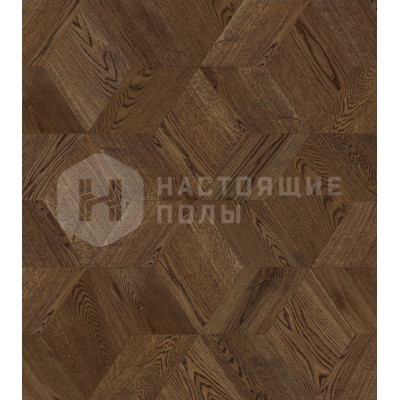 Мозаичный паркет Coswick Ромб Натуральная палитра 1197-3814-20 Дуб Амбарный 1 Коммон шелковое масло ультраматовое, 220*190*15 мм