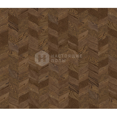 Паркет Елочка Coswick Натуральная палитра 1186-1814-10 Дуб Амбарный Чайный лист Селект энд Бэттер шелковое масло ультраматовое, 350*190*19.05 мм