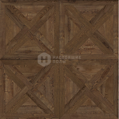 Модульный паркет Coswick Натуральная палитра 1144-1814-10 Дуб Амбарный Трианон Селект энд Бэттер шелковое масло ультраматовое, 635*635*19.05 мм