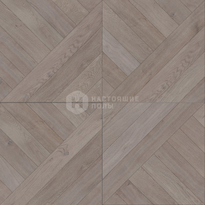 Модульный паркет Coswick Оттенки серого 1158-1215-10 Дуб Шамбор Монсоро Селект энд Бэттер шелковое масло, 635*635*19.05 мм