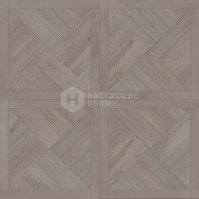 Модульный паркет Coswick Оттенки серого 1160-1215-10 Дуб Шамбор Фонтенбло Селект энд Бэттер шелковое масло, 635*635*19.05 мм