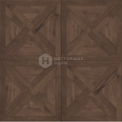 Модульный паркет Coswick Оттенки серого 1144-1867-10 Дуб Серый шпинель Трианон Селект энд Бэттер шелковое масло ультраматовое, 635*635*19.05 мм