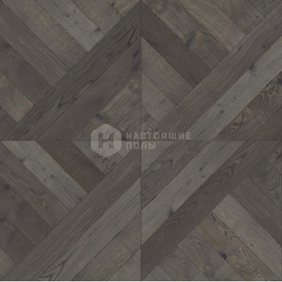 Модульный паркет Coswick Оттенки серого 1158-1863-10 Дуб Туманные фьорды Монсоро Селект энд Бэттер шелковое масло ультраматовое, 635*635*19.05 мм