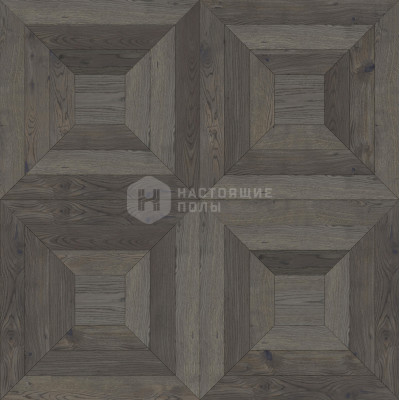 Модульный паркет Coswick Оттенки серого 1181-1863-10 Дуб Туманные фьорды Таттершел Селект энд Бэттер шелковое масло ультраматовое, 635*635*19.05 мм