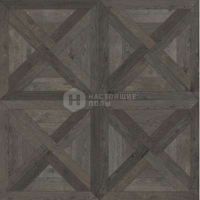 Модульный паркет Coswick Оттенки серого 1144-1863-10 Дуб Туманные фьорды Трианон Селект энд Бэттер шелковое масло ультраматовое, 635*635*19.05 мм