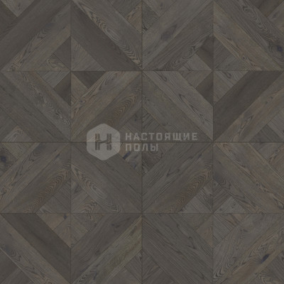 Модульный паркет Coswick Оттенки серого 1155-1863-10 Дуб Туманные фьорды Шенонсо Селект энд Бэттер шелковое масло ультраматовое, 635*635*19.05 мм