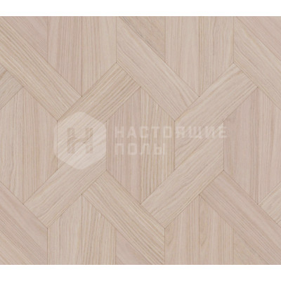 Модульный паркет Coswick Белые ночи 1187-1842-10 Дуб Акварельный белый Кофейное зерно Селект энд Бэттер шелковое масло ультраматовое, 433.8*127*15 мм