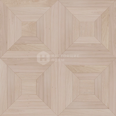 Модульный паркет Coswick Белые ночи 1181-1842-10 Дуб Акварельный белый Таттершел Селект энд Бэттер шелковое масло ультраматовое, 635*635*19.05 мм