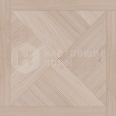 1160-1842-10 Дуб Акварельный белый Фонтенбло Селект энд Бэттер шелковое масло ультраматовое, 635*635*19.05 мм