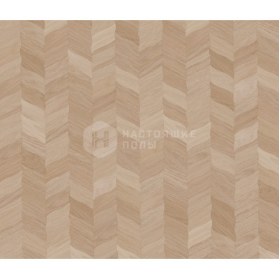 Паркет Елочка Coswick Белые ночи 1186-1808-10 Дуб Ванильный Чайный лист Селект энд Бэттер шелковое масло ультраматовое, 350*190*19.05 мм