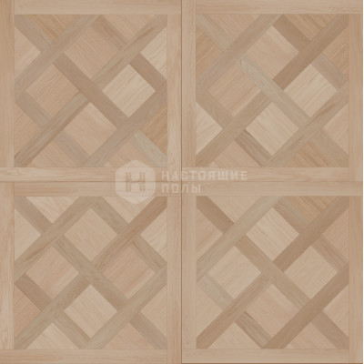 Модульный паркет Coswick Белые ночи 1143-1808-10 Дуб Ванильный Версаль Селект энд Бэттер шелковое масло ультраматовое, 635*635*19.05 мм