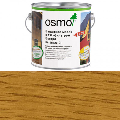 Защитное масло с УФ-фильтром Osmo UV Schutz Ol Extra 432 Светлый кедр (0.22 л)