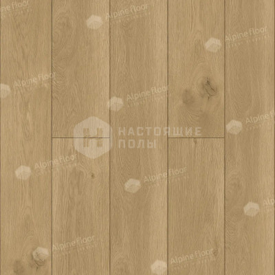 WPC плитка Alpine Floor Premium 12 ECO 24-4 Дуб Аврора, 1524*228*12 мм
