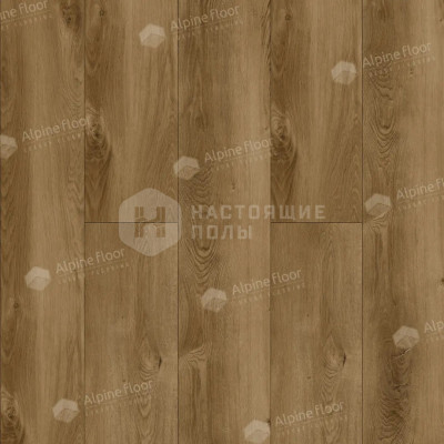 WPC плитка Alpine Floor Premium 12 ECO 24-7 Дуб Карте, 1524*228*12 мм