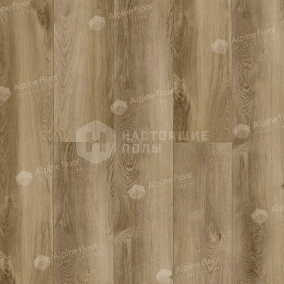 WPC плитка Alpine Floor Premium 12 ECO 24-5 Дуб Серена, 1524*228*12 мм