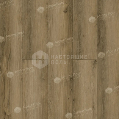WPC плитка Alpine Floor Premium 12 ECO 24-8 Дуб Эскейп, 1524*228*12 мм