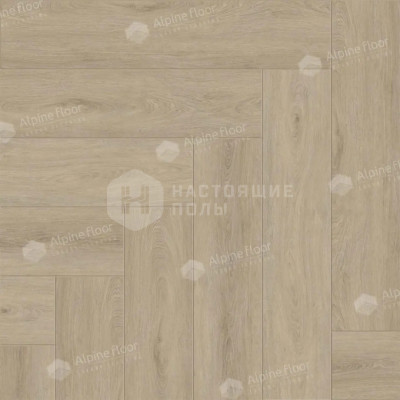 ПВХ плитка клеевая елочка Alpine Floor Parquet LVT ECO 16-25 Дуб Денеб, 590*118*2.5 мм