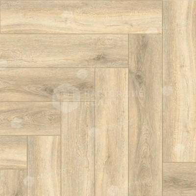 ПВХ плитка клеевая елочка Alpine Floor Parquet LVT ECO 16-24 Дуб Ригель, 590*118*2.5 мм