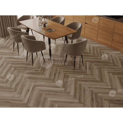 Ламинат Alpine Floor Herringbone 12 Pro LF106-14 Дуб Пикардия, 606*101*12 мм