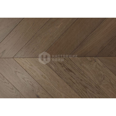 Инженерная доска HM Flooring елочка Decor 7 (Chocolate) Дуб, 785*125*14 мм