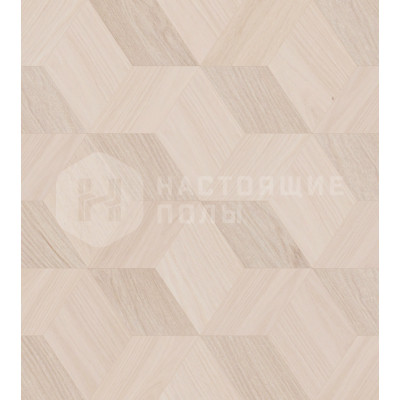 Мозаичный паркет Coswick Ромб Белые ночи 1193-3878-20 Дуб Альпийский 1 Коммон шелковое масло ультраматовое, 220*190*19.05 мм