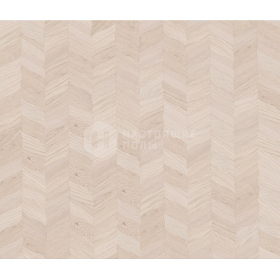 Паркет Елочка Coswick Белые ночи 1198-1878-10 Дуб Альпийский Чайный лист Селект энд Бэттер шелковое масло ультраматовое, 350*190*15 мм