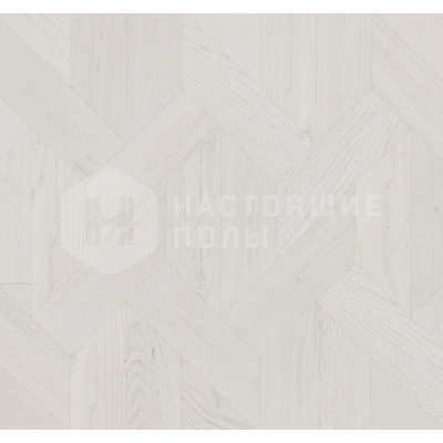Модульный паркет Coswick Белые ночи 1187-1888-10 Дуб Кристально белый Кофейное зерно Селект энд Бэттер шелковое масло ультраматовое, 433.8*127*15 мм