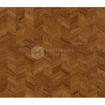 Паркет Елочка Coswick Таинственный лес 1198-1204-10 Дуб Орех Чайный лист Селект энд Бэттер шелковое масло, 350*190*15 мм