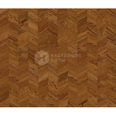 Паркет Елочка Coswick Таинственный лес 1186-1204-10 Дуб Орех Чайный лист Селект энд Бэттер шелковое масло, 350*190*19.05 мм