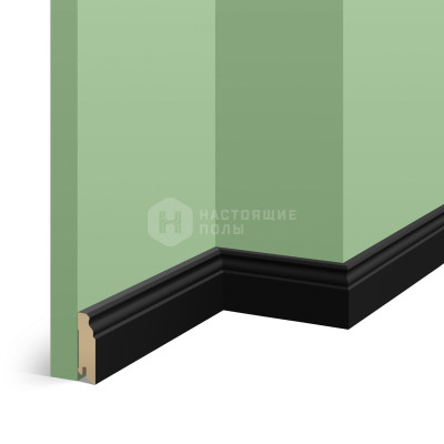 Плинтус Pedross 5910 черный, 2500*70*18 мм