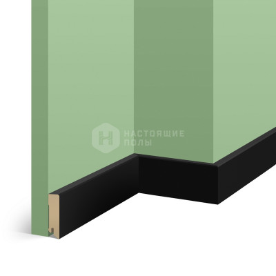 Плинтус Pedross 5912 черный, 2500*70*18 мм