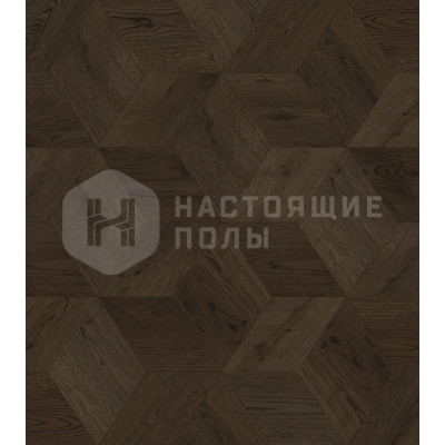 Мозаичный паркет Coswick Ромб Таинственный лес 1197-3828-20 Дуб Марсель 1 Коммон шелковое масло ультраматовое, 220*190*15 мм