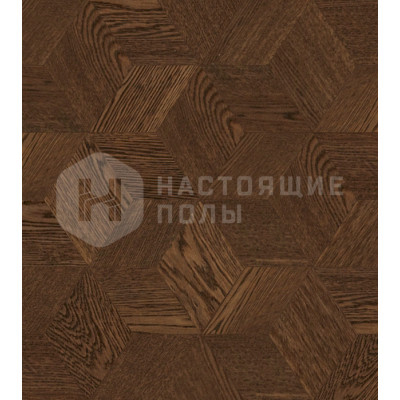 Мозаичный паркет Coswick Ромб Таинственный лес 1197-1865-10 Дуб Корица Селект энд Бэттер шелковое масло ультраматовое, 220*190*15 мм