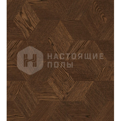 Мозаичный паркет Coswick Ромб Таинственный лес 1193-1865-10 Дуб Корица Селект энд Бэттер шелковое масло ультраматовое, 220*190*19.05 мм