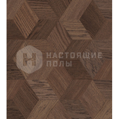 Мозаичный паркет Coswick Ромб Таинственный лес 1197-1872-10 Дуб Пекан Селект энд Бэттер шелковое масло ультраматовое, 220*190*15 мм