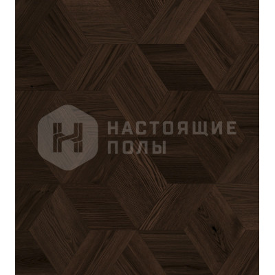 Мозаичный паркет Coswick Ромб Таинственный лес 1193-3821-20 Дуб Старая венеция 1 Коммон шелковое масло ультраматовое, 220*190*19.05 мм