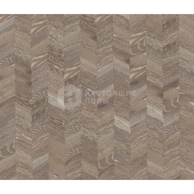 Паркет Елочка Coswick Дизайнерские решения 1186-1251-10 Дуб Серый кашемир Чайный лист Селект энд Бэттер шелковое масло , 350*190*19.05 мм