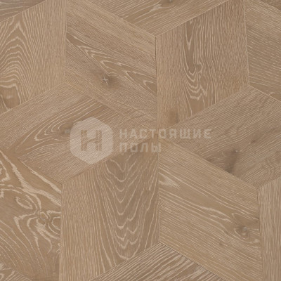 Мозаичный паркет Coswick Ромб Дизайнерские решения 1193-3823-20 Дуб Песочный 1 Коммон шелковое масло ультраматовое, 220*190*19.05 мм