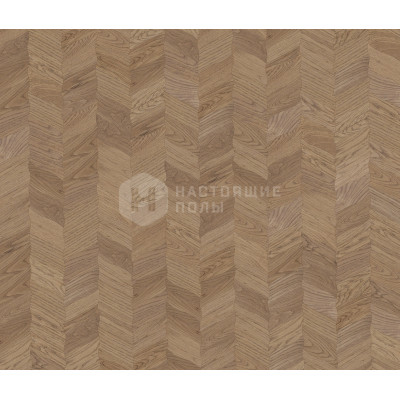 Паркет Елочка Coswick Дизайнерские решения1198-1823-10 Дуб Песочный Чайный лист Селект энд Бэттер шелковое масло ультраматовое, 350*190*15 мм