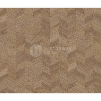 Паркет Елочка Coswick Дизайнерские решения 1186-1823-10 Дуб Песочный Чайный лист Селект энд Бэттер шелковое масло ультраматовое, 350*190*19.05 мм