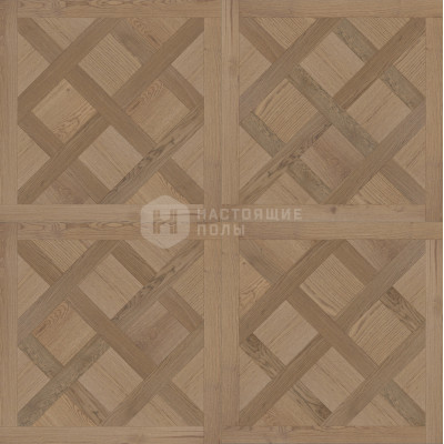 Модульный паркет Coswick Дизайнерские решения 1143-1823-10 Дуб Песочный Версаль Селект энд Бэттер шелковое масло ультраматовое, 635*635*19.05 мм